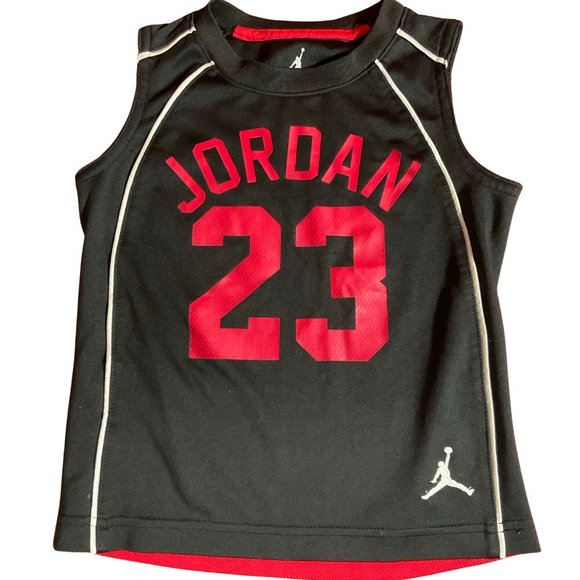 Jordan Other - Black/Red Basketball Jersey Style Tank Top